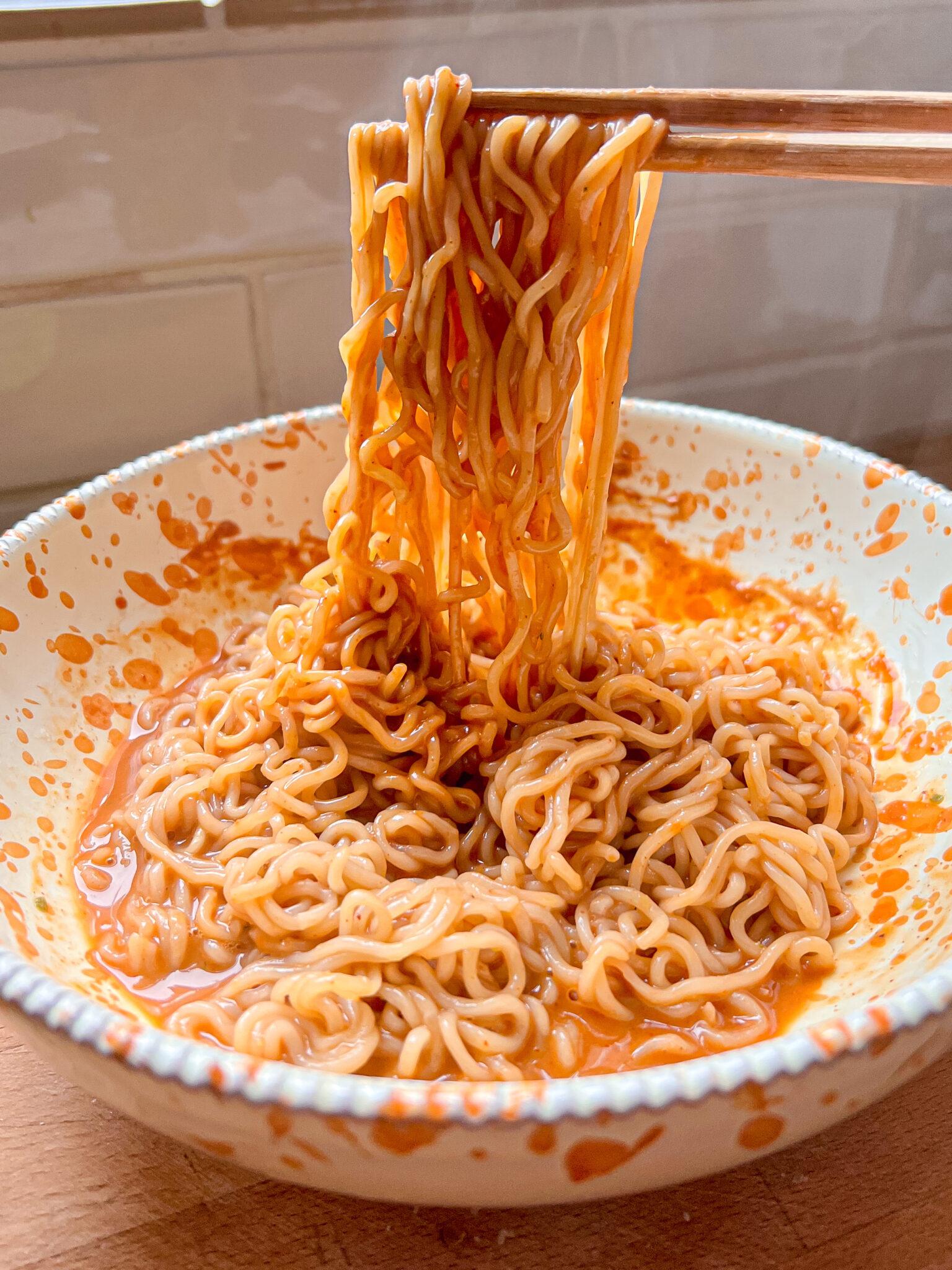 5 Minute Gochujang And Peanut Butter Noodles Lucy Lentils