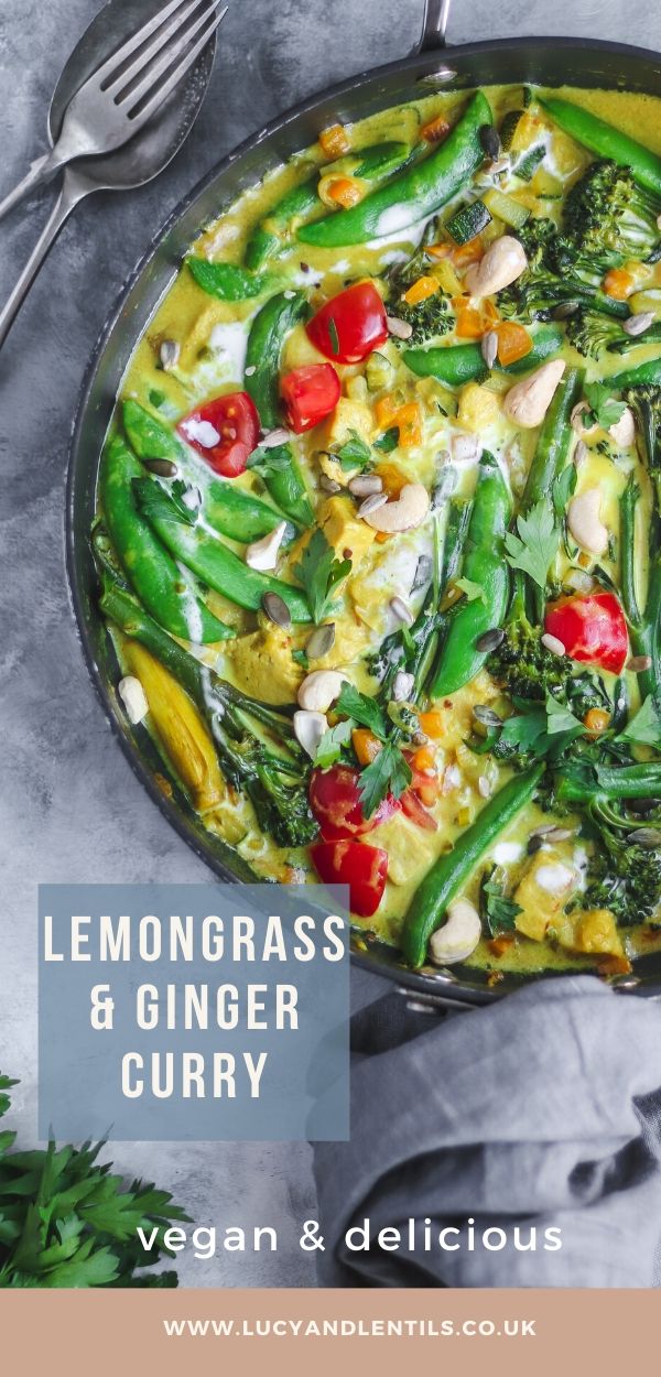 lemongrass and ginger vegan curry recipe