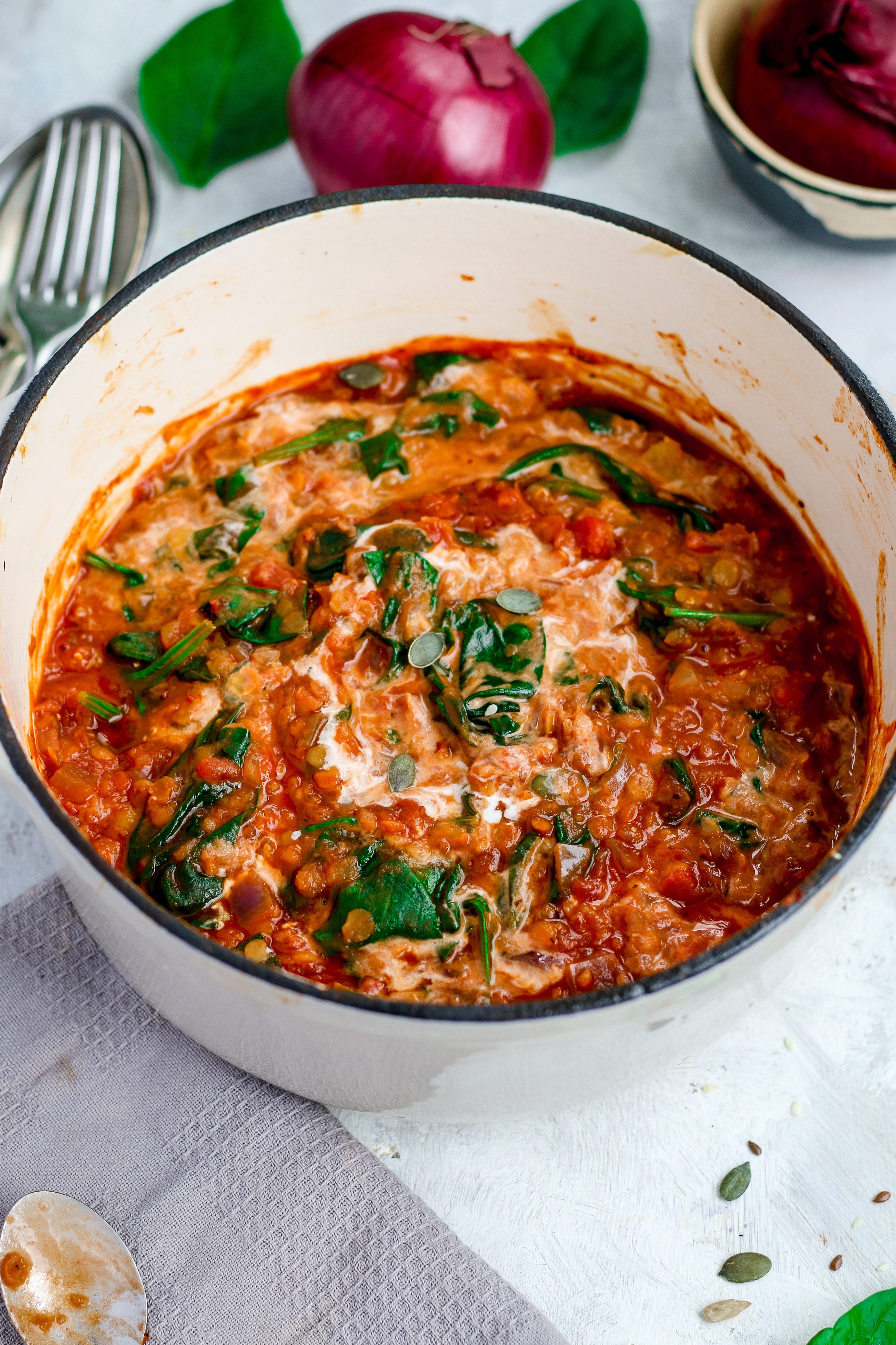 chilli and lentil hot pot recipe