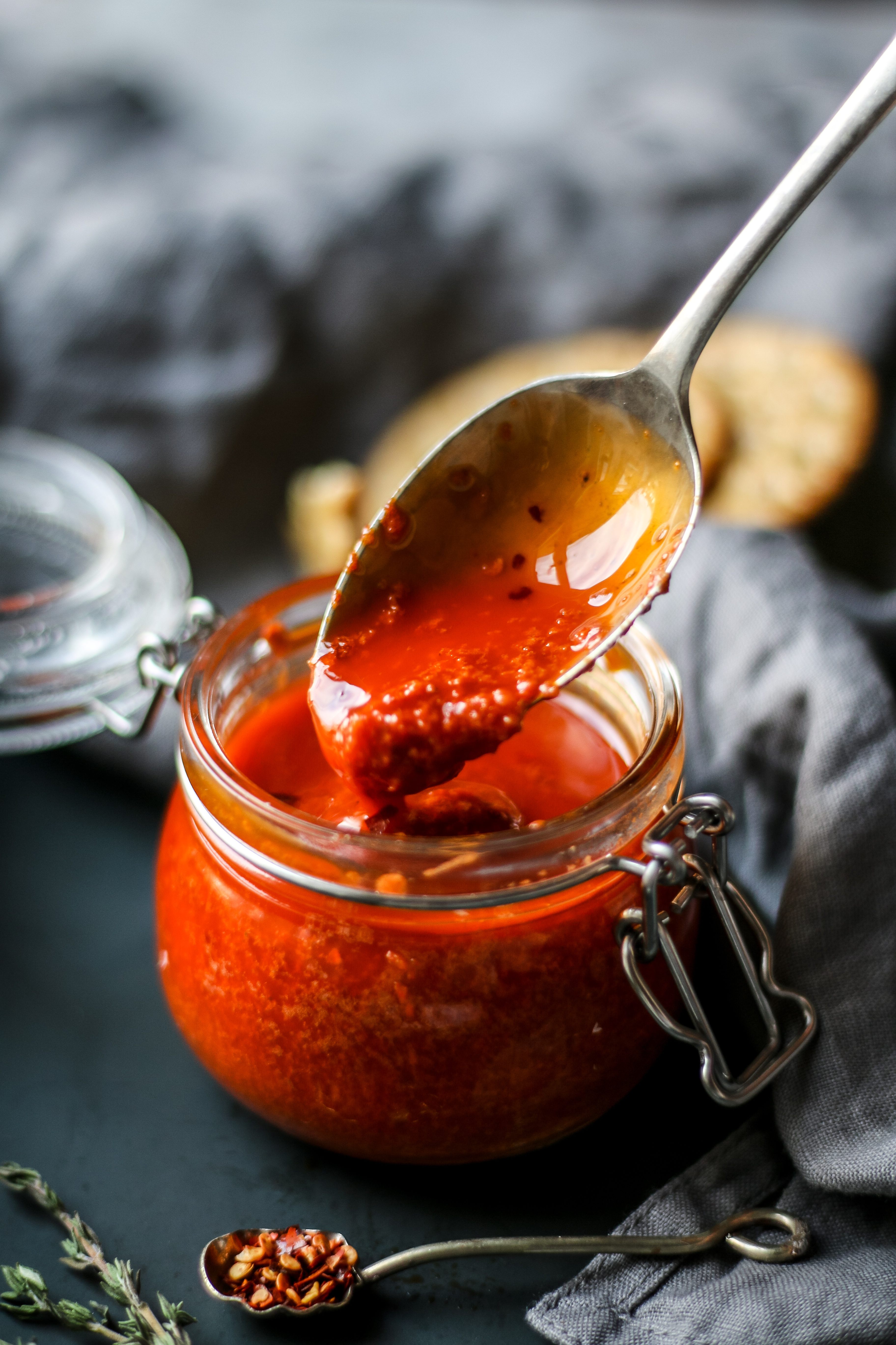 home made harissa paste