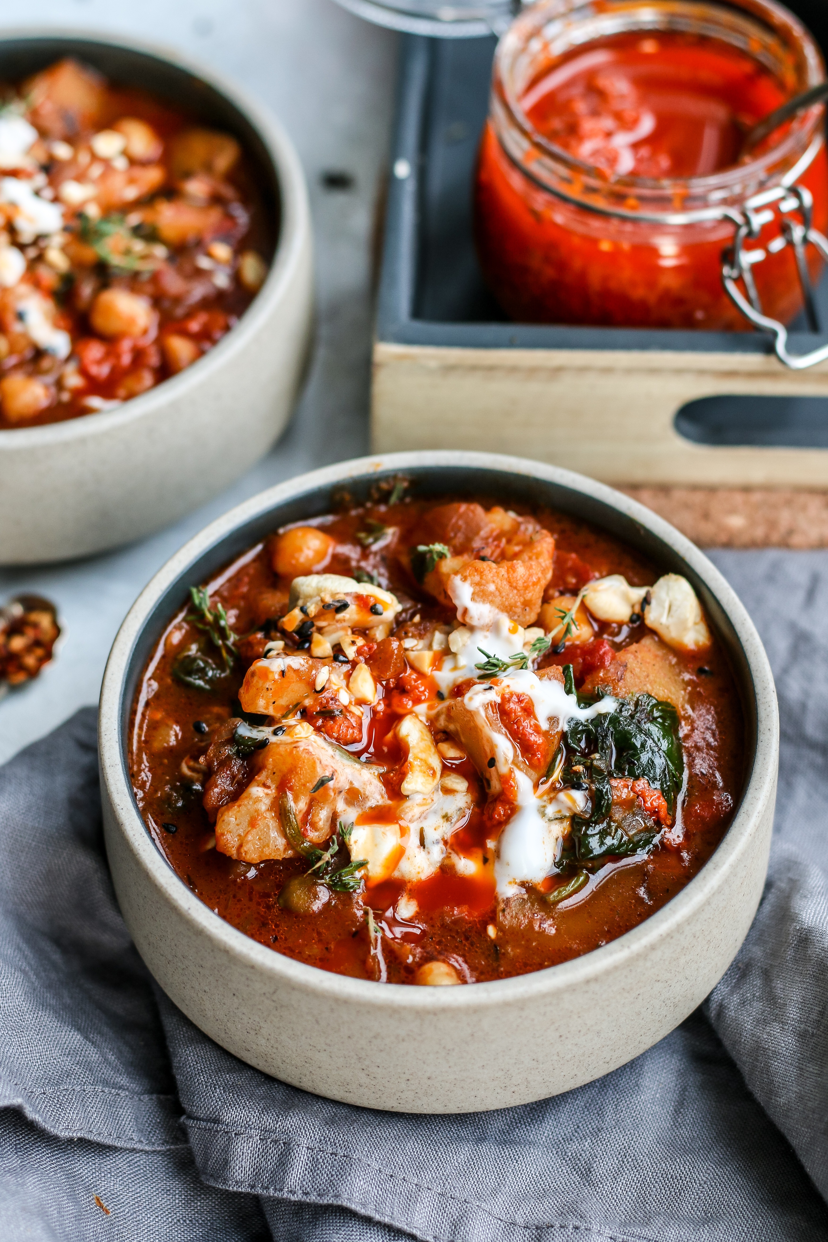 cauliflower and potato soup vegan recipe