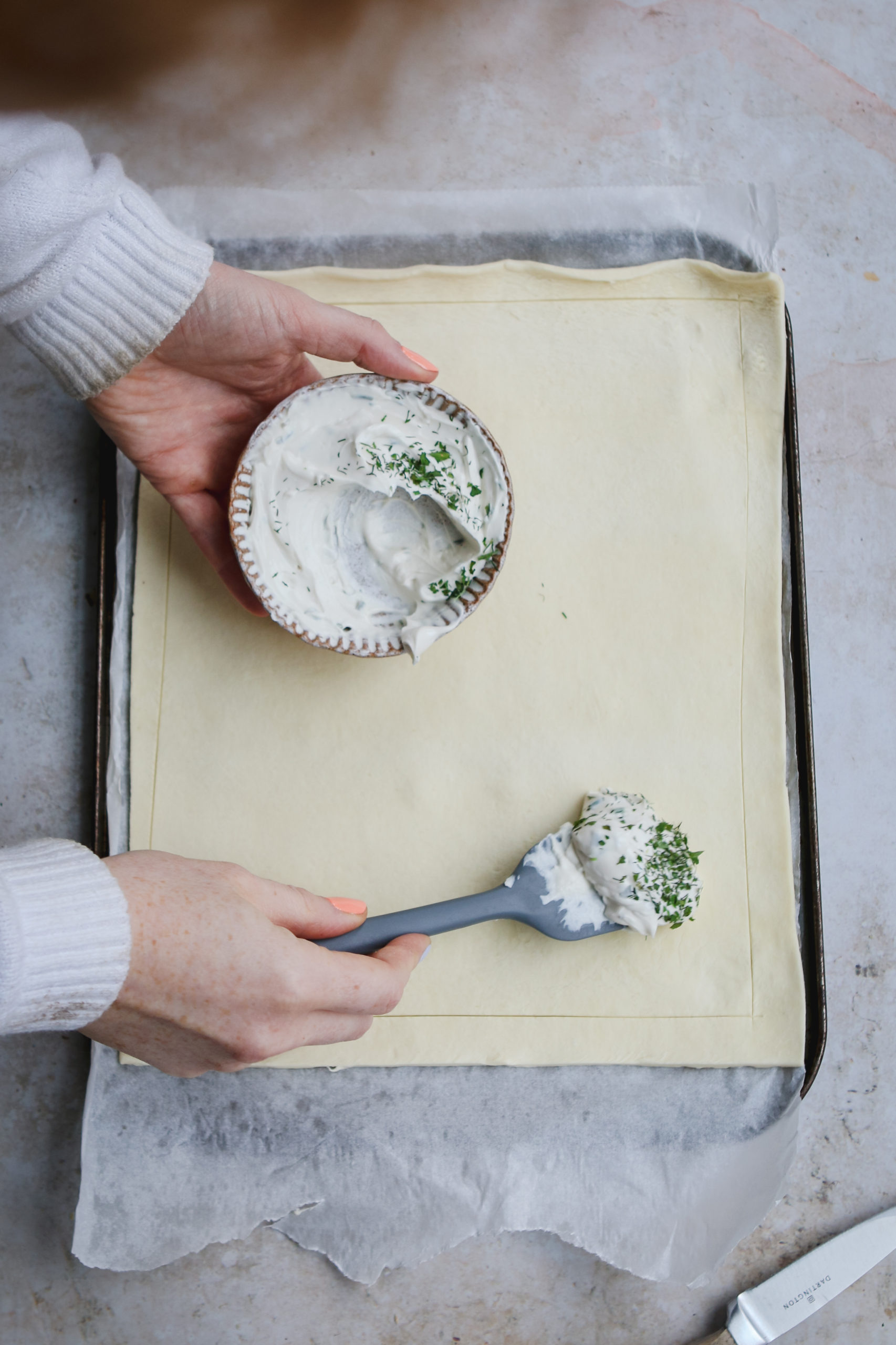 vegan pancetta pinwheels with nush cream cheese