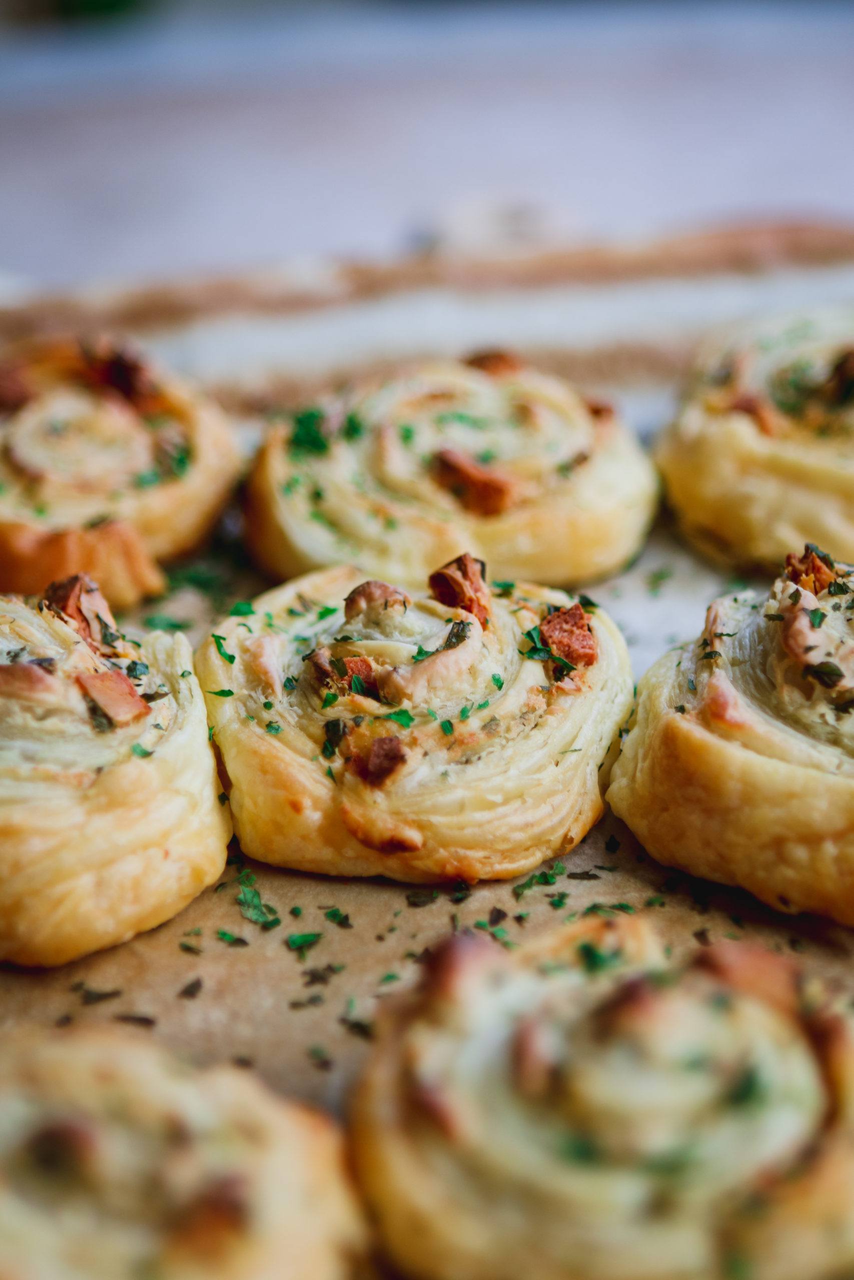 Vegan Pancetta & Cream Cheese Pinwheels Lucy & Lentils