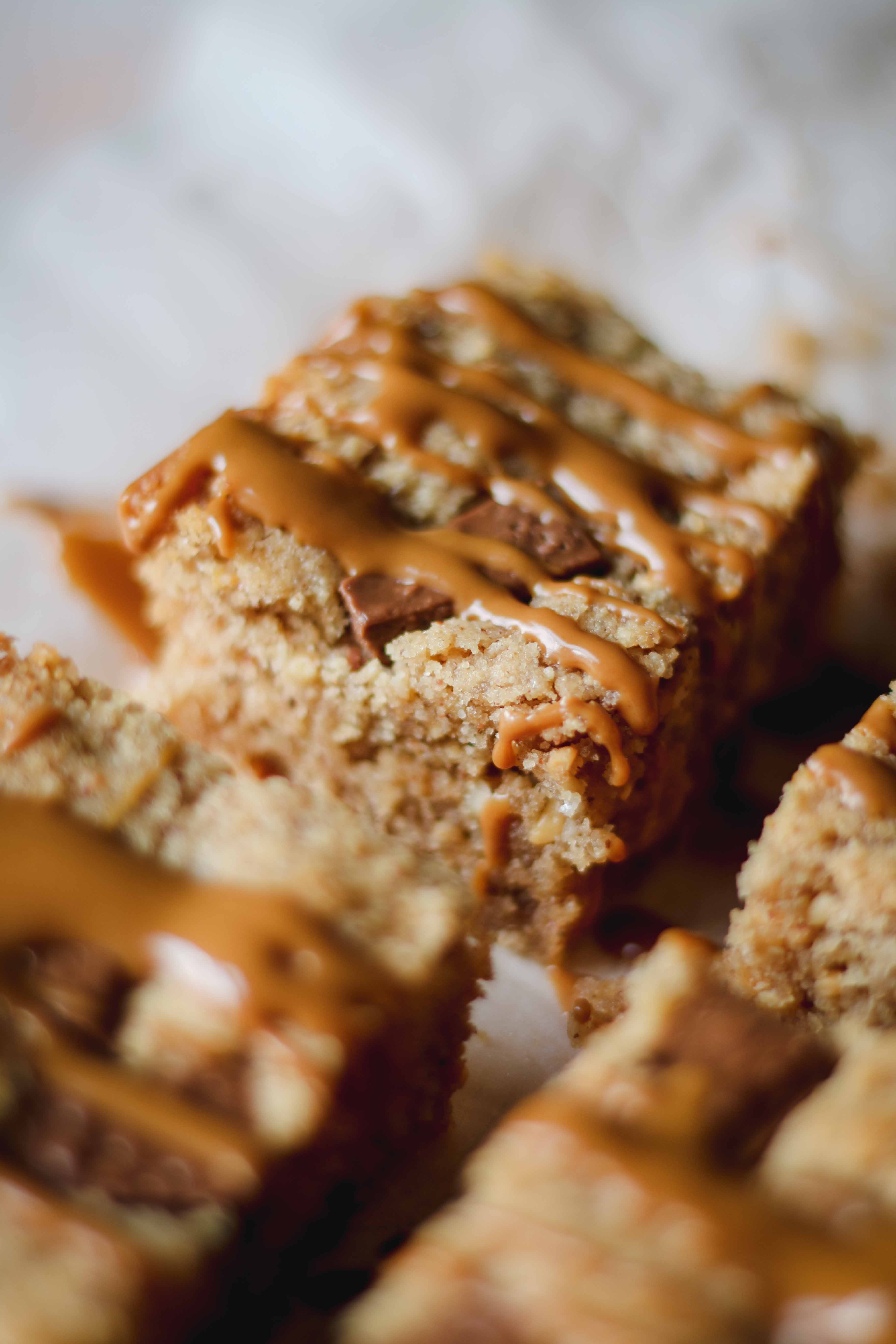 peanut butter blondies vegan recipe
