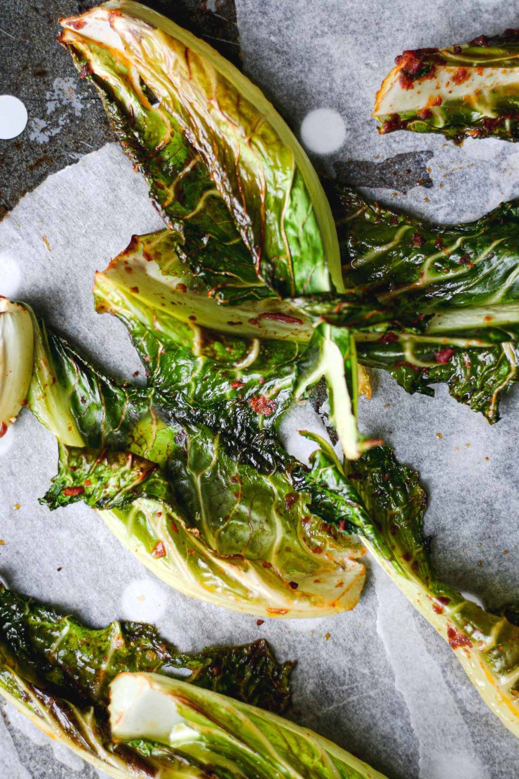 Crispy Cauliflower Leaves - Lucy & Lentils