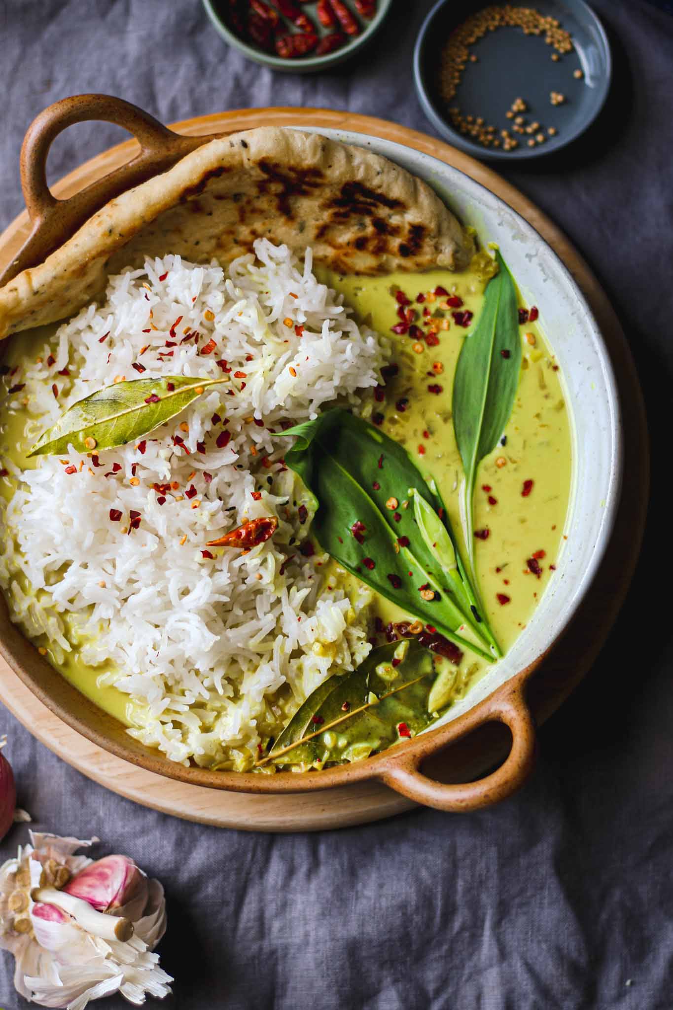 kerala buttermilk vegan curry recipe