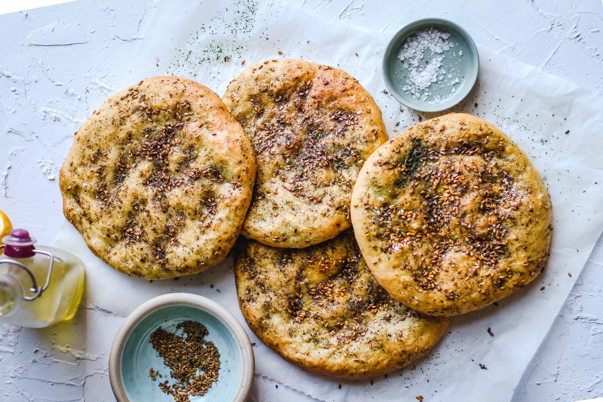 za'atar pita recipe vegan