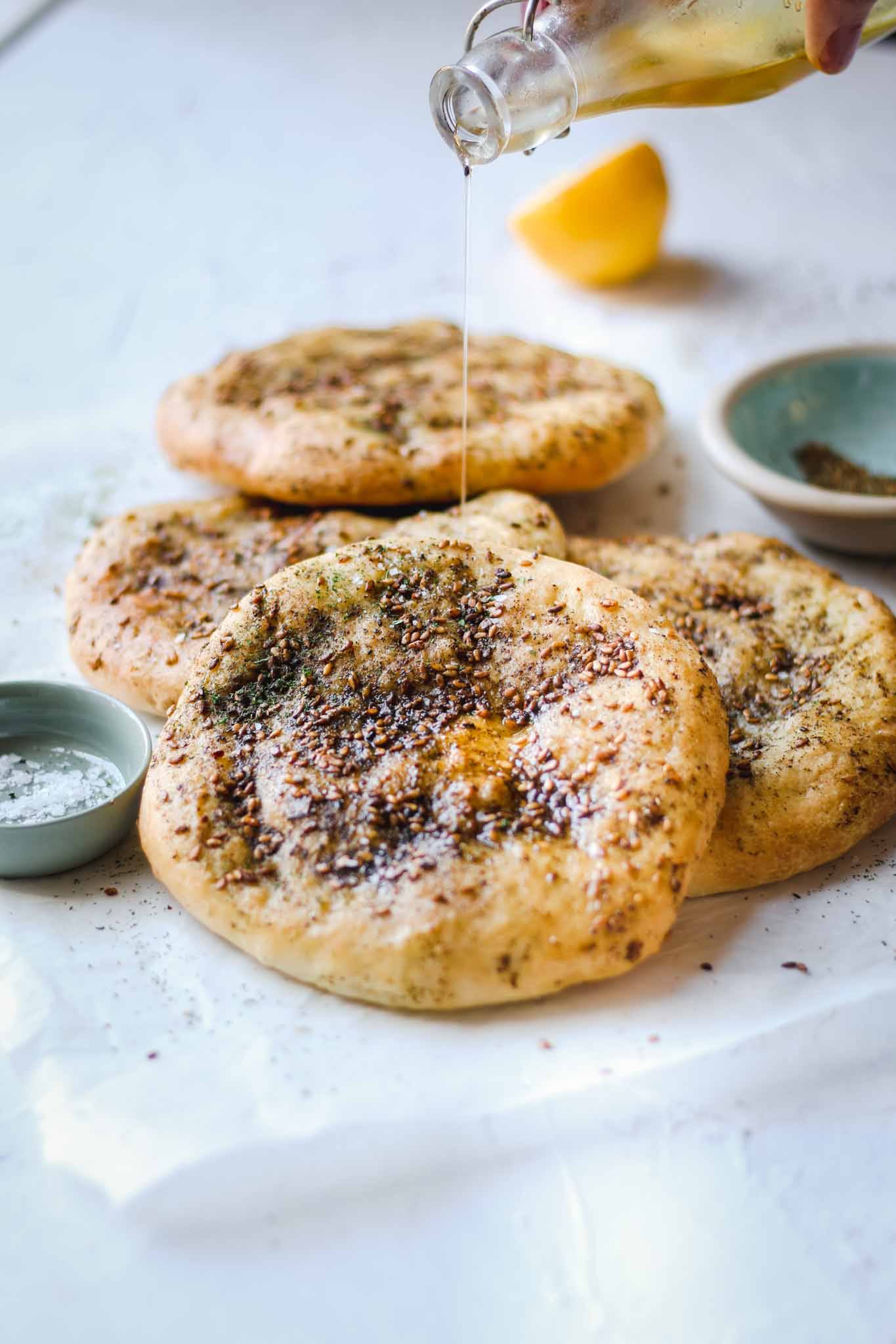 za'atar pitas recipe easy and vegan