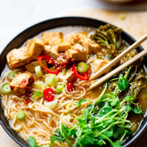 easy vegan ramen soup recipe