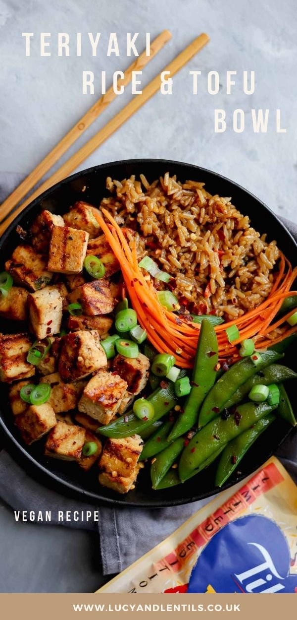 tilda teriyaki rice tofu bowl