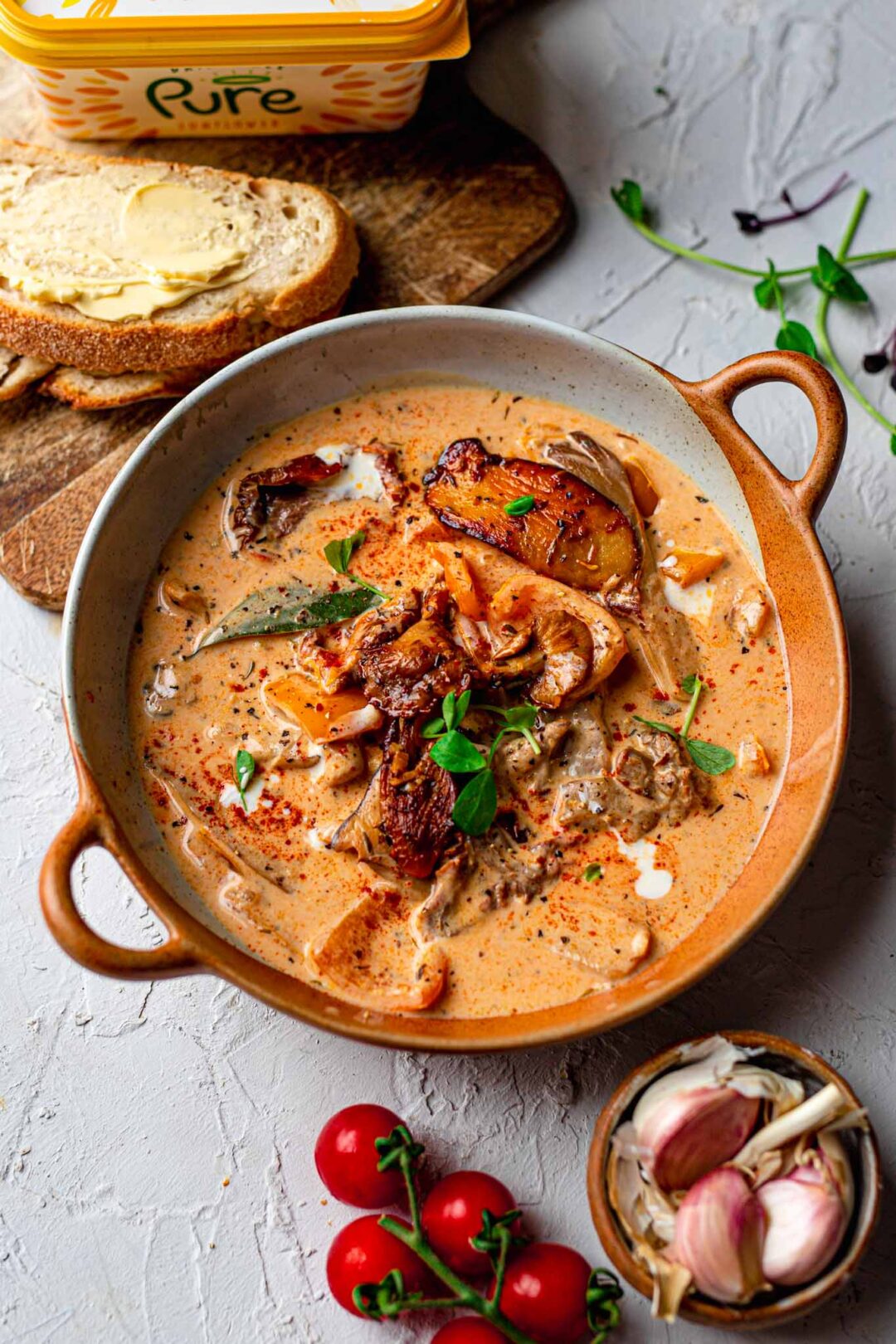 tuscan mushroom soup recipe vegan