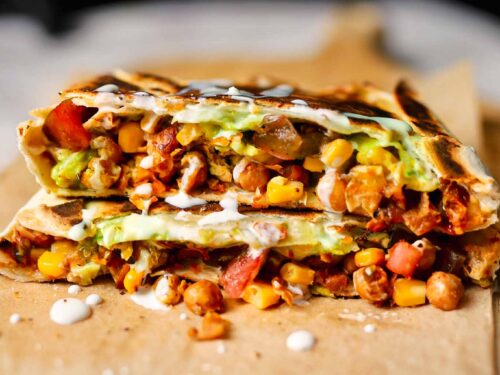 Vegan Toasted Fold Over Wrap - Lucy & Lentils