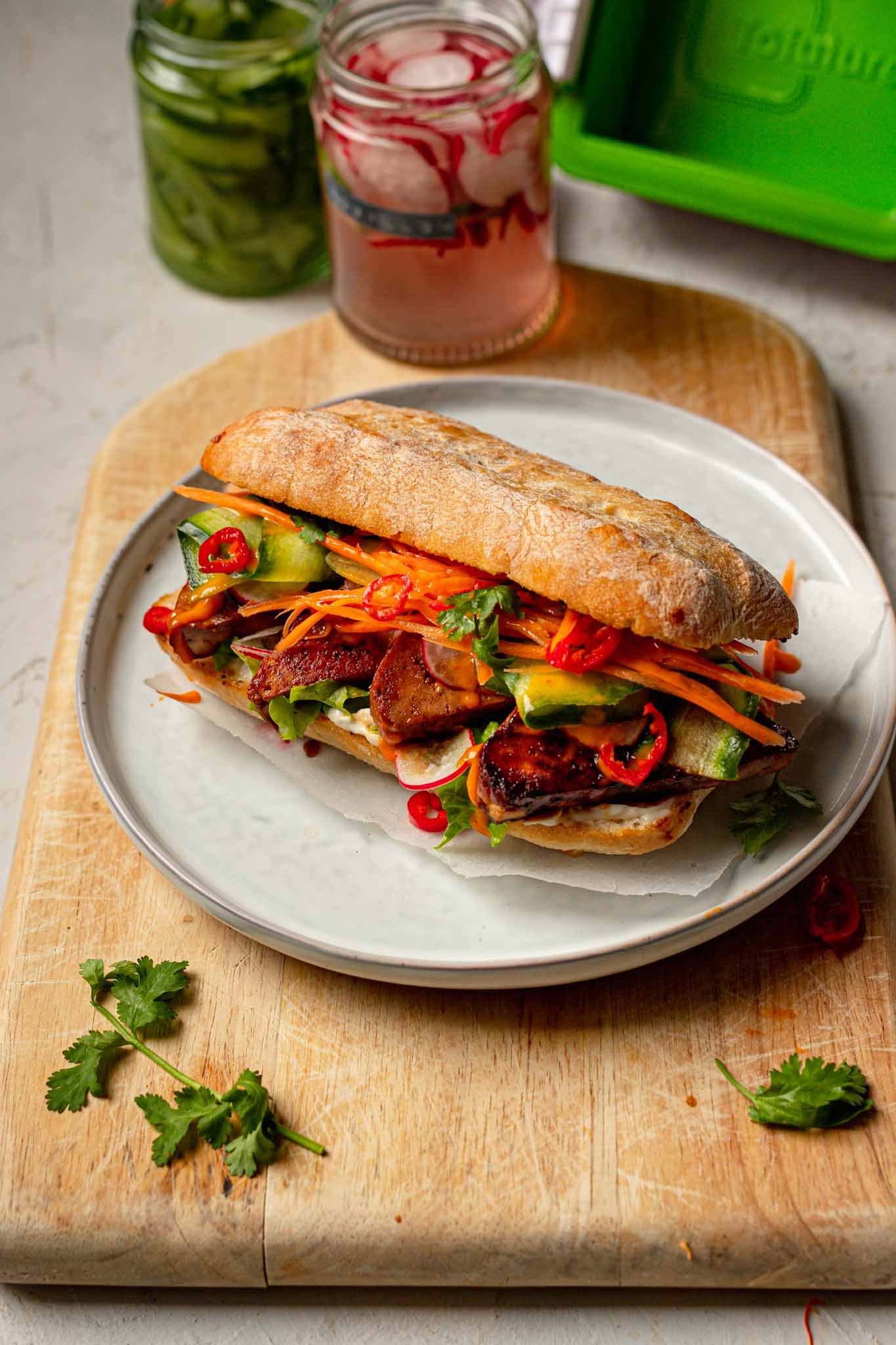 Vegan Banh Mi Sandwich - Lucy & Lentils