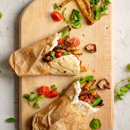 Oyster Mushroom Gyros