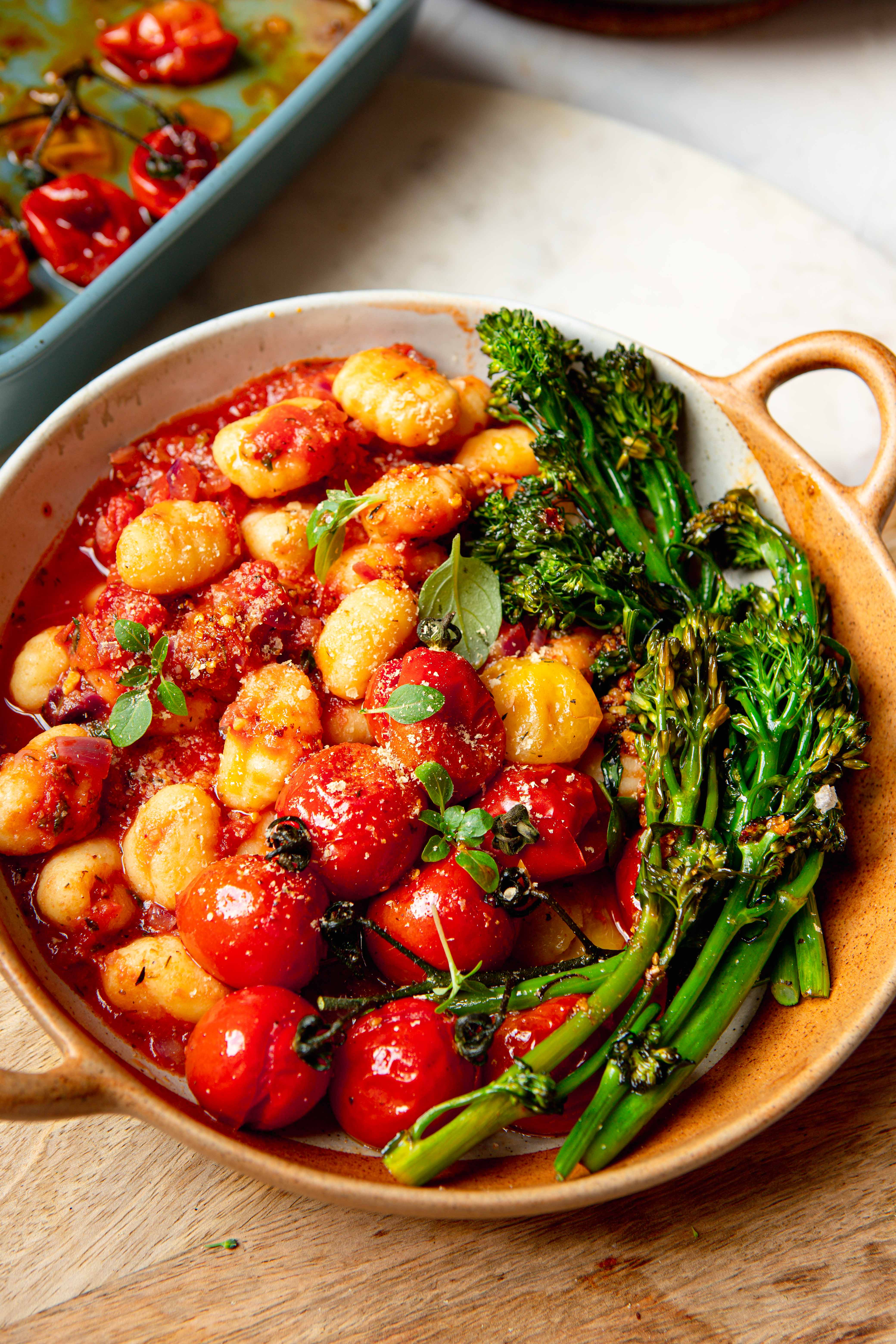 Gnocchi with Slow Roasted Tomatoes - Lucy & Lentils