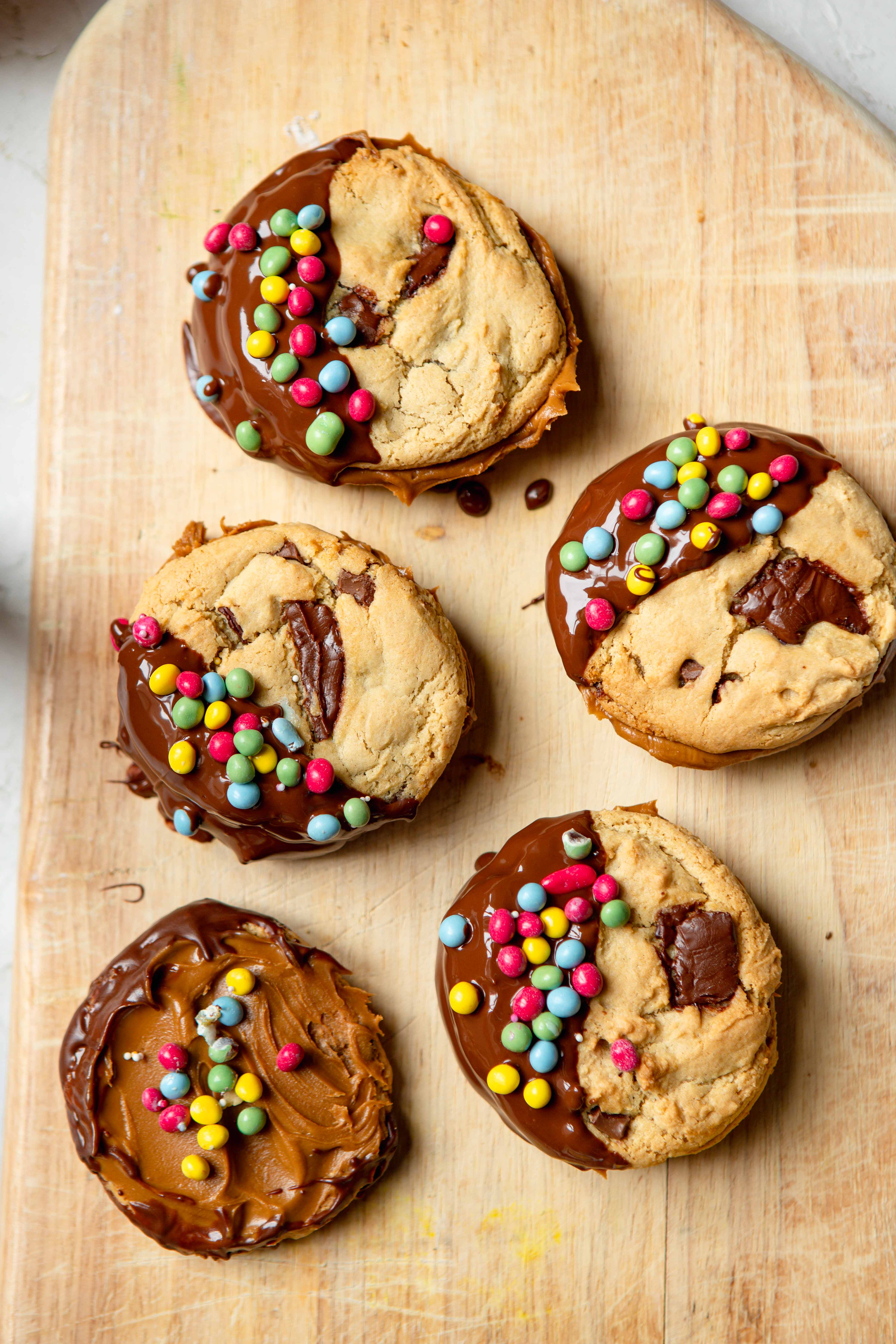 vegan cookie sandwich