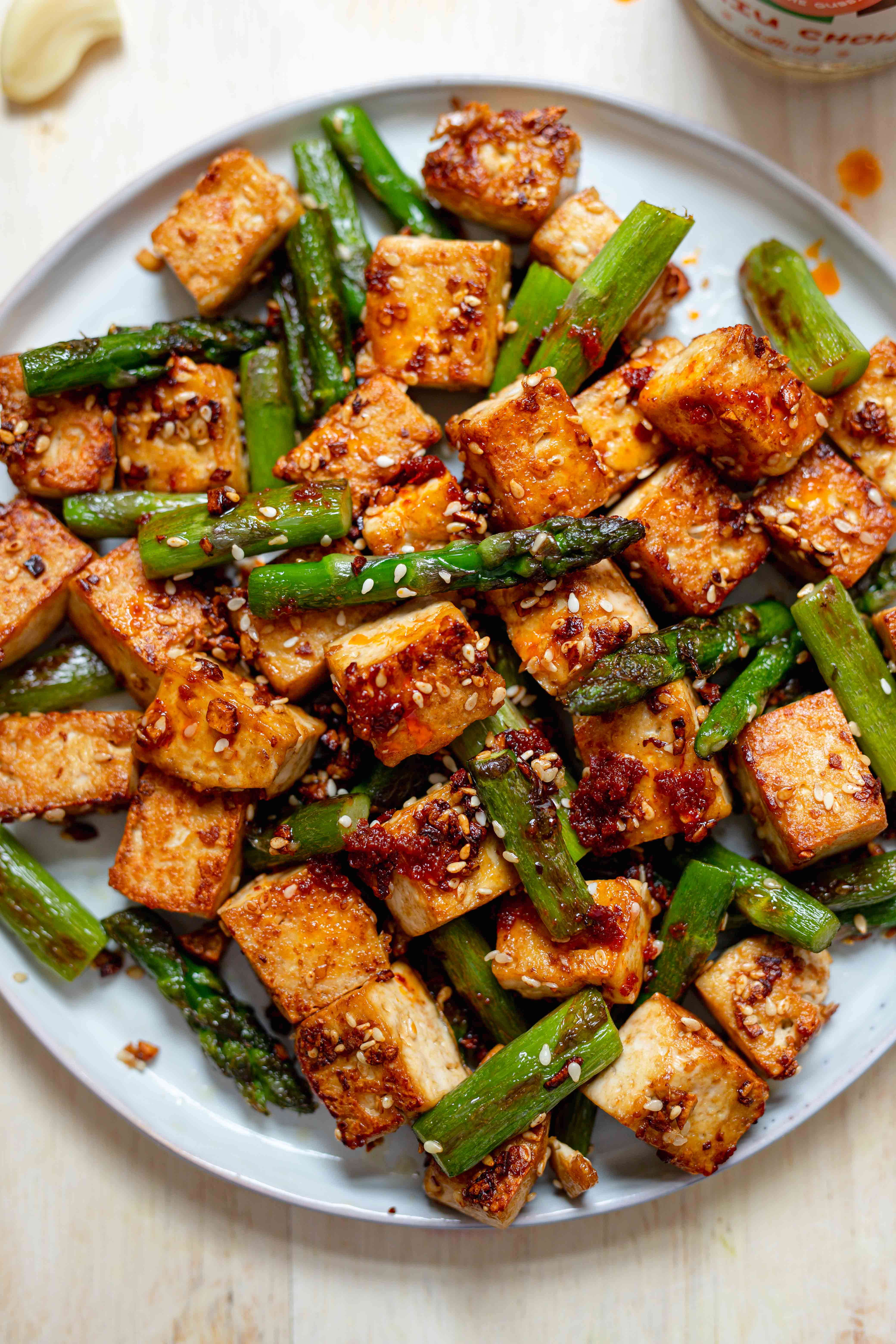 asparagus and tofu stir fry vegan