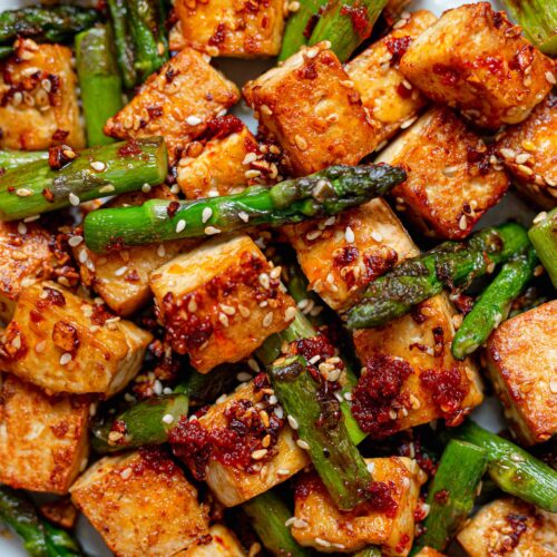 asparagus and tofu stir fry