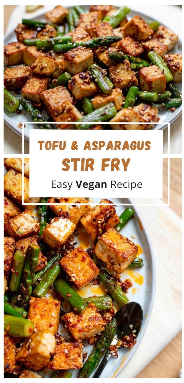tofu and asparagus stir fry vegan