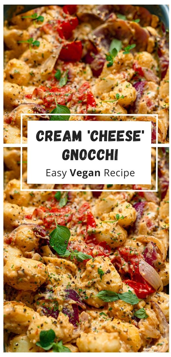 cream cheese vegan gnocchi