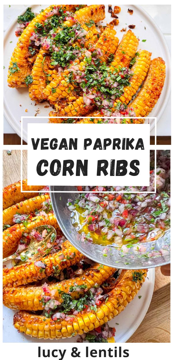 vegan paprika corn ribs