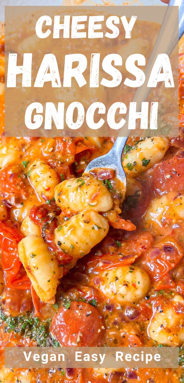 cheesy vegan harissa gnocchi recipe