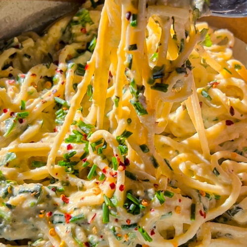 easy vegan 5 minute hummus pasta