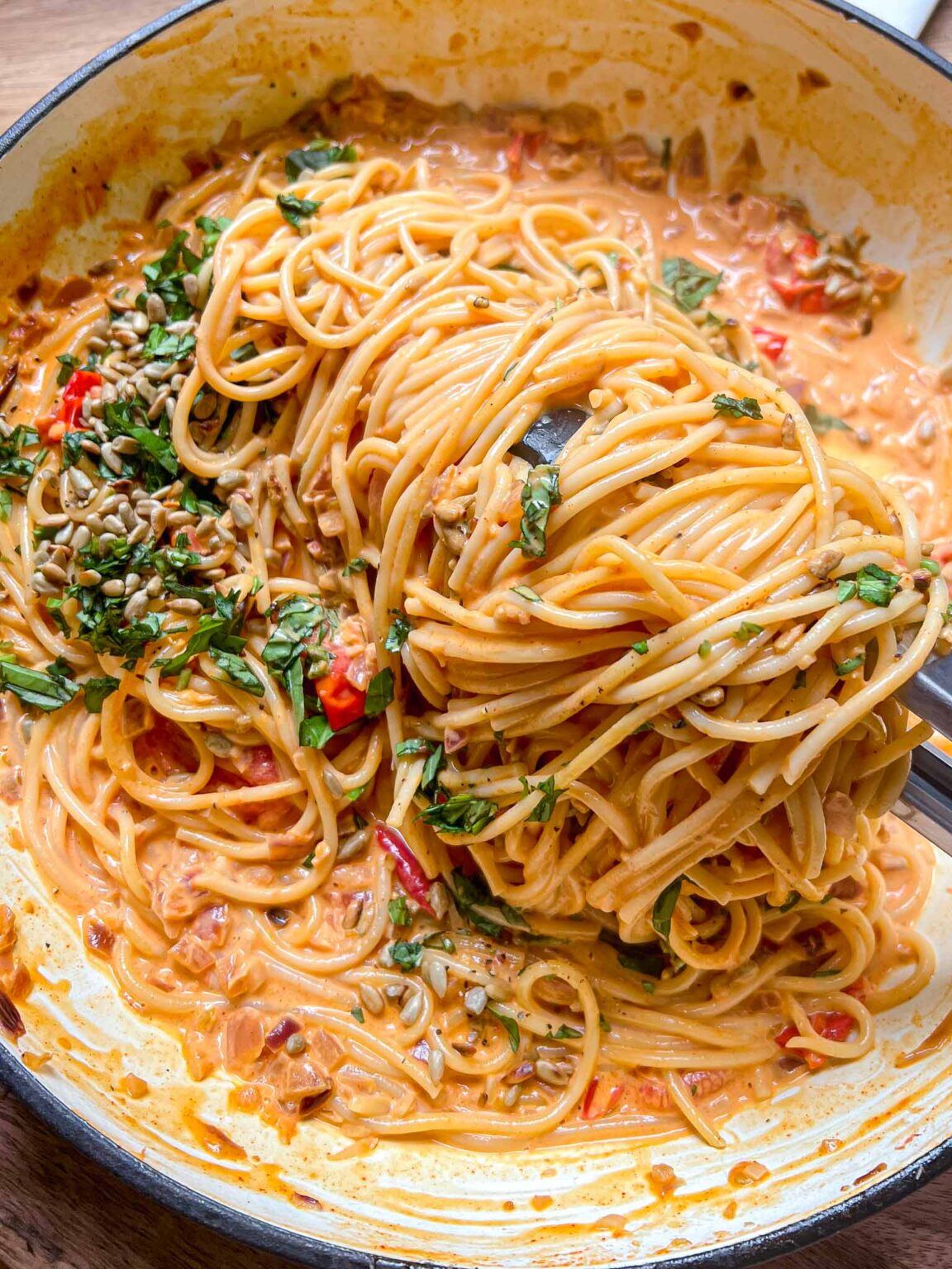 Ultimate Gochujang Pasta - Lucy & Lentils