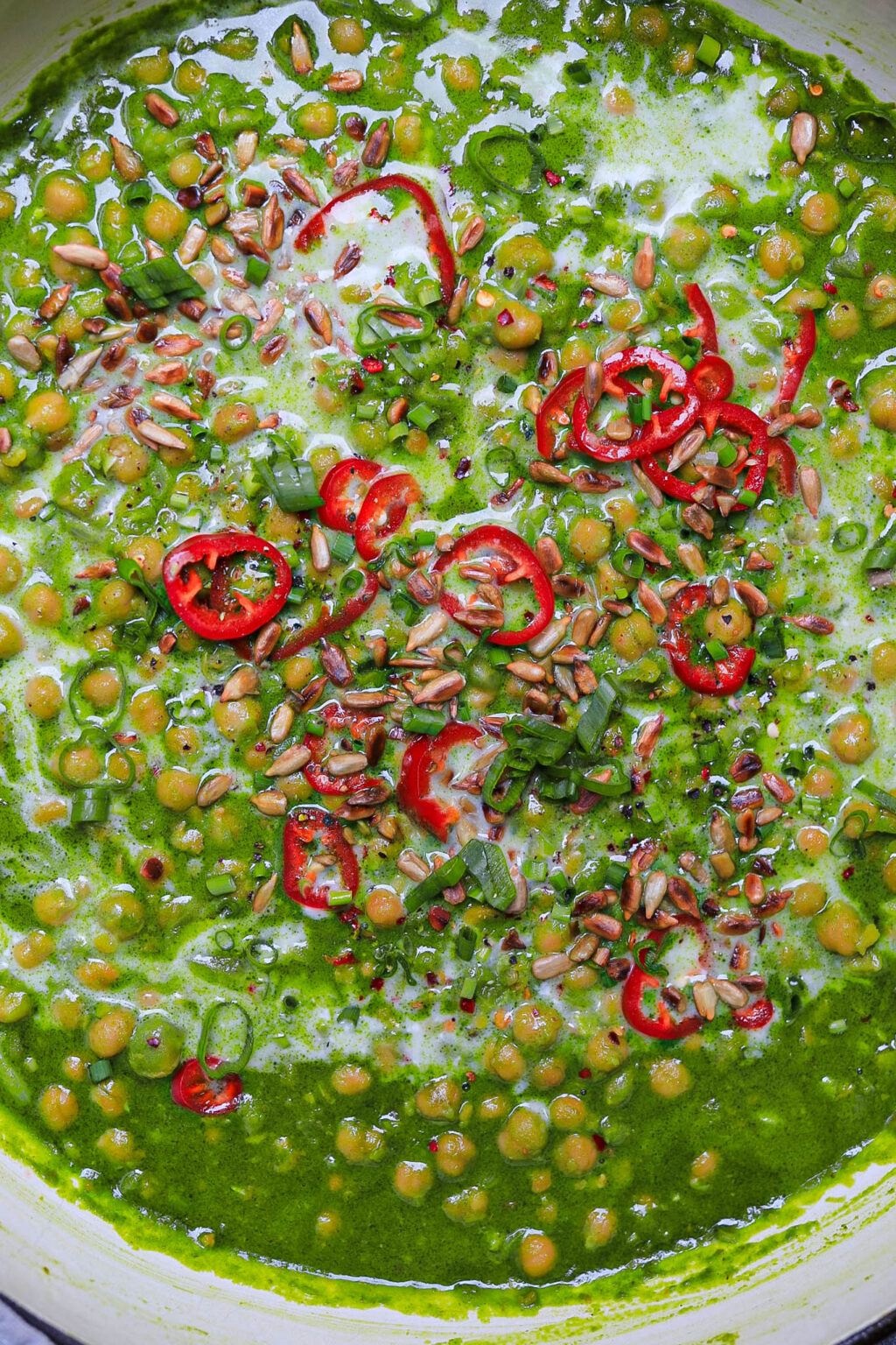Green Chickpea Curry - Lucy & Lentils