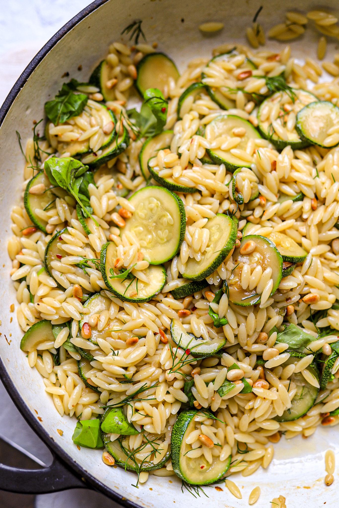 Courgette and Lemon Orzo
